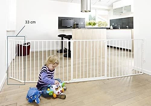 Flex vartų prailginimas Baby Dan m, l, xl, xxl, 33 cm, baltas