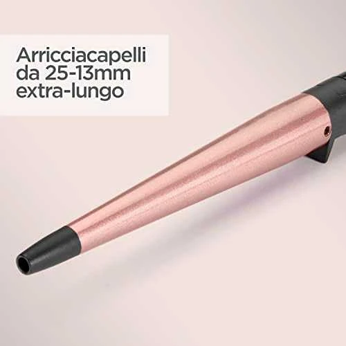BaByliss C454E plaukų formavimo šukos Garbanojimo lazdelė Šiltas Juoda, Rožinė 2,5 m