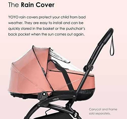 BabyZen Yoyo 2 Bassinet Raincover - uždangalas nuo lietaus Yoyo 2 lopšiui | Baneris