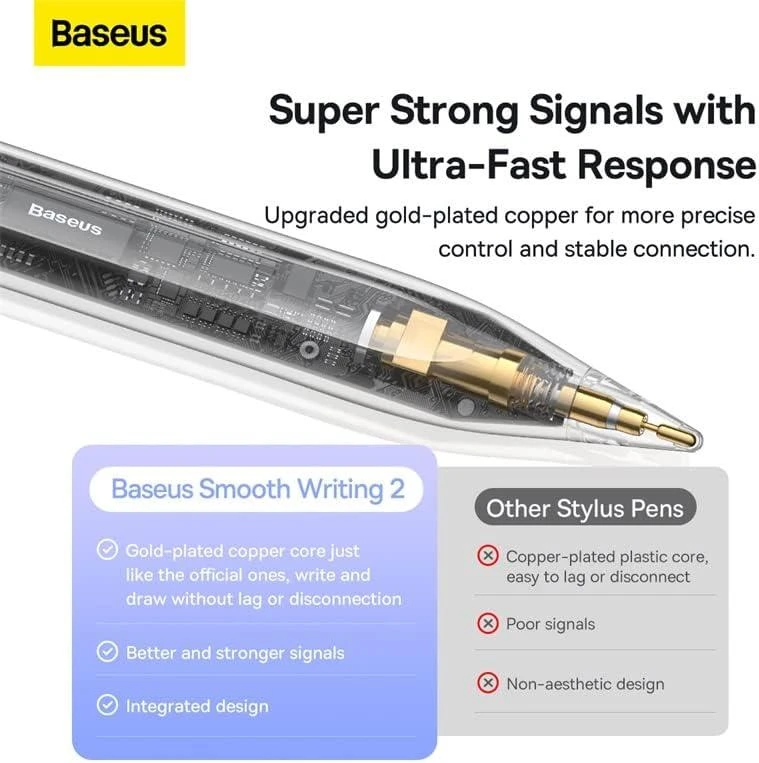 Išmanusis rašiklis Baseus Smooth Writing 2 - baltas