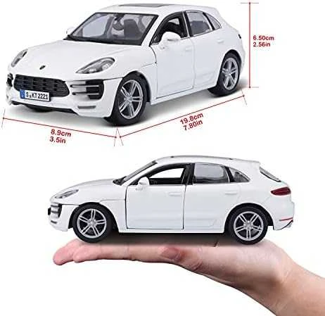 Bburago Porsche Macan Baltas 1:24 BBURAGO