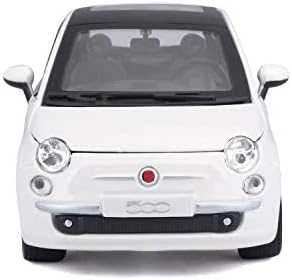Vaikiškas automobilis Bburago Fiat 500, baltas
