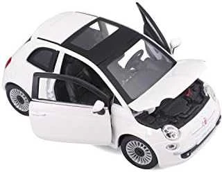 Vaikiškas automobilis Bburago Fiat 500, baltas
