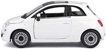 Vaikiškas automobilis Bburago Fiat 500, baltas