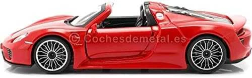 Bburago BBU 1:24 Porsche 918 Spyder raudonas 21076RD 02733