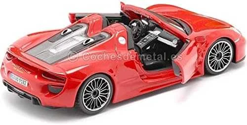 Bburago BBU 1:24 Porsche 918 Spyder raudonas 21076RD 02733