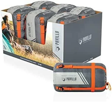Bestway 68103 miegmaišis Mumijos formos miegmaišis Poliesteris Pilka, Oranžinė