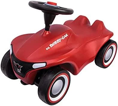 Smoby BIG Vaikiškas automobiliukas Bobby Car Neo Raudonas - ergonomiškas, tvirtas