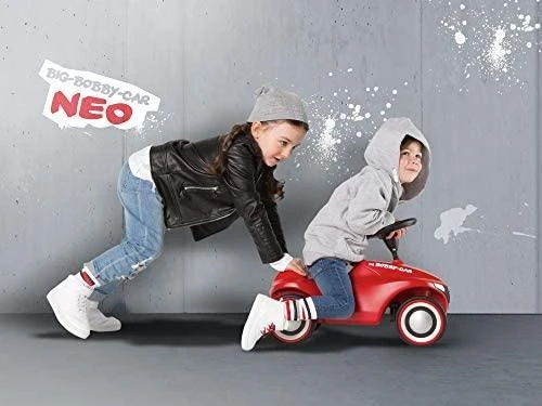 Smoby BIG Vaikiškas automobiliukas Bobby Car Neo Raudonas - ergonomiškas, tvirtas