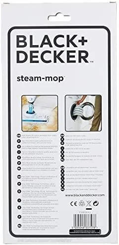 Black & Decker Juodas & Decker Šluostė FSM1600, FSM1610, FSM1620, FSM1630, FSMH1621 2 vnt., Juodas & Decker