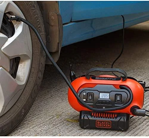 Black & Decker Oro kompresorius Juodas & Decker - BDCINF18N-QS | 12V/230V