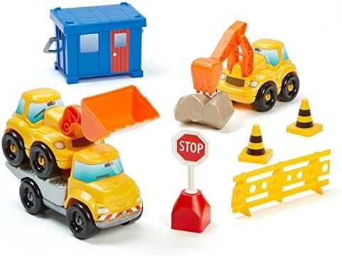 Abrick Plytos Statybinis komplektas su kranu Ecoiffier automobiliai