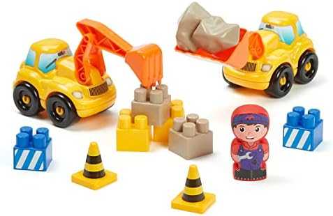 Abrick Plytos Statybinis komplektas su kranu Ecoiffier automobiliai