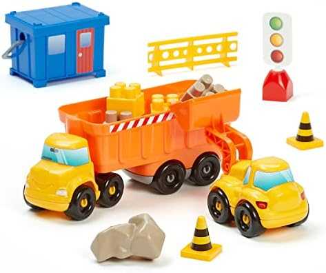 Abrick Plytos Statybinis komplektas su kranu Ecoiffier automobiliai