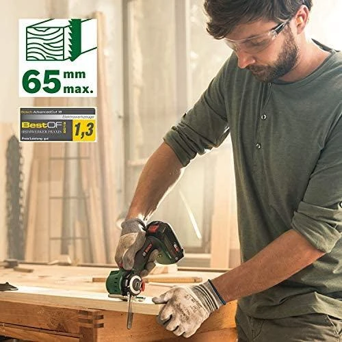 Bosch NanoBlade pjūklas AdvancedCut 18 Be akumuliatoriaus ir kroviklio 06033D5100
