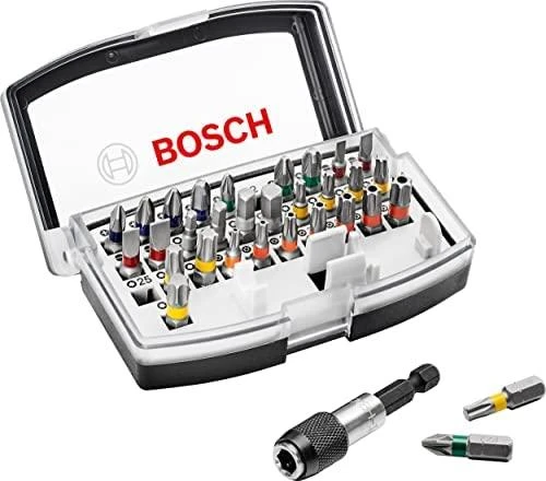 Bosch antgalių rinkinys 1/4", 32 vnt,