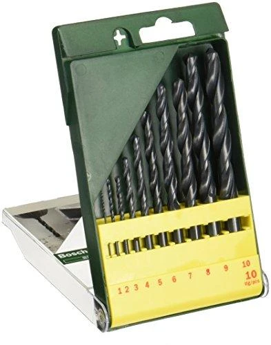 Grąžtas Bosch HSS-R Metal Drill Bit Set 10 pc(s)
