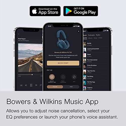 Ausinės Bowers & Wilkins PX7S2, Mėlynos spalvos