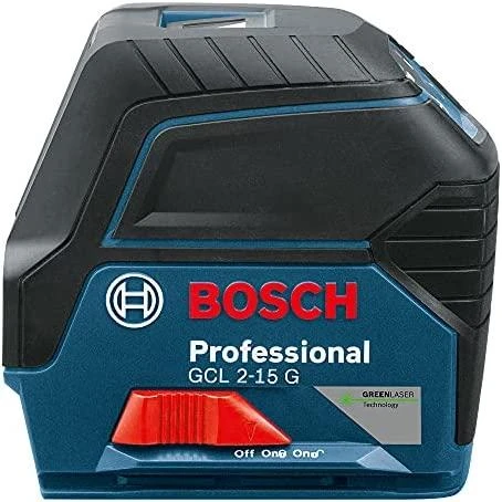 Bosch Kombinuotasis lazeris GCL 2-15 G (3x1.5V AA , Case)