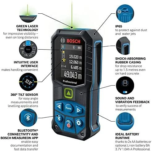 Lazerinis atstumo matuoklis Bosch GLM 50-27 CG PROFESSIONAL