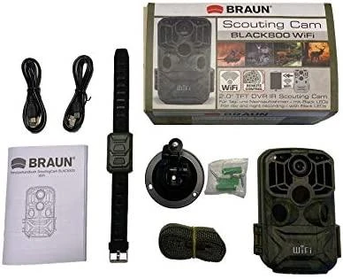 Braun Phototechnik IP kamera Braun ScoutingCam Black800 WiFi stebėjimo kamera