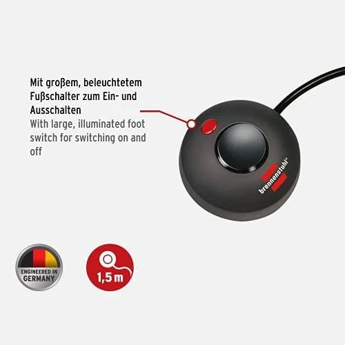 Brennenstuhl Eco-Line prailgintuvas 6xCEE 7/4, 1xCEE 7/7, 2m, apsauga nuo augintinių, juodas 1159450616 / GT-504