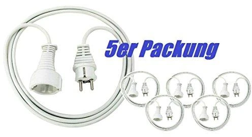 Brennenstuhl Ilgiklis CEE 7/7 , CEE 7/4 (Schuko), 3m Baltas1168430 / DEL-118G