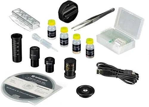 Bresser Mikroskopas NATIONAL GEOGRAPHIC 40x-1024x USB su dėklu ir USB okuliaru