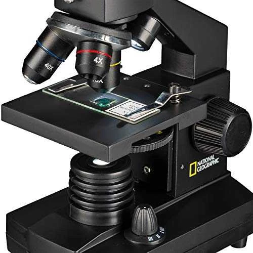 Bresser Mikroskopas NATIONAL GEOGRAPHIC 40x-1024x USB su dėklu ir USB okuliaru