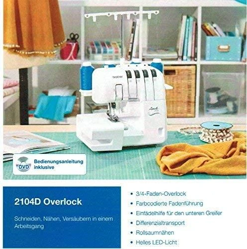 BROTHER 2104D siuvimo mašina (Overlokas)