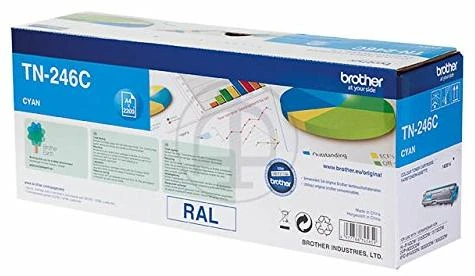 Brother TN-246C tonerio kasetė Originalus Žydras 1 vnt