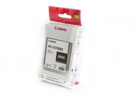 Rašalinė Canon PFI107MBK matte juodas | 130ml | iPF68X, 78X