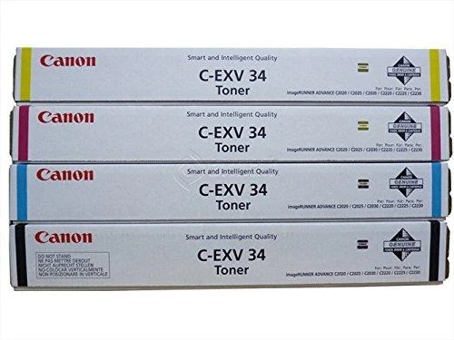 Dažomieji milteliai CANON C-EXV34Bk, Juoda
