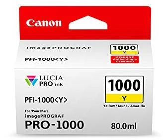 Canon PFI-1000 Y Originalus Geltona