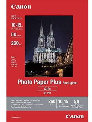 CANON SG-201 fotopopierius 4x6 50 puslapių pusiau blizgus