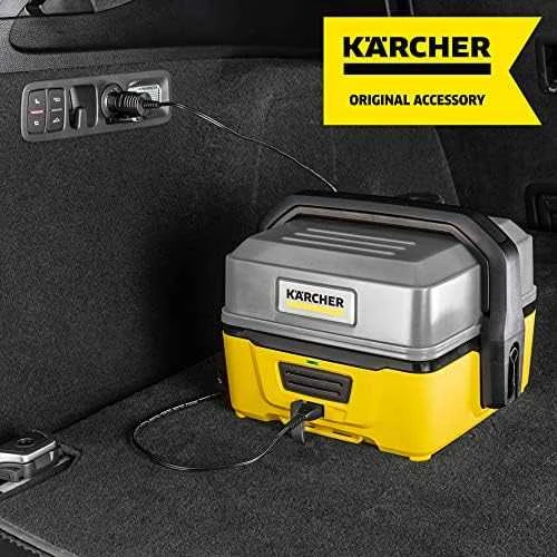Karcher akumuliatorius kraunamas automobilio lizde