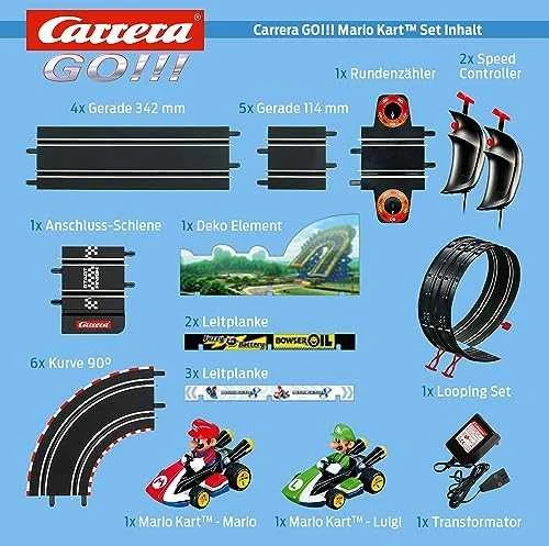 Milly Mally Carrera Go Nintendo Mario Kart™ 8 – 4,9 m trasos rinkinys