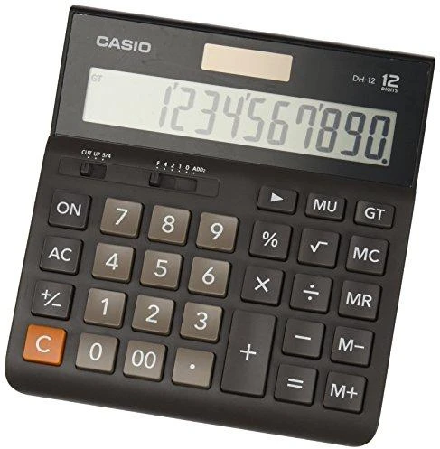 Casio DH-12 stalinis skaičiuotuvas su 12 skaitmenų ekranu