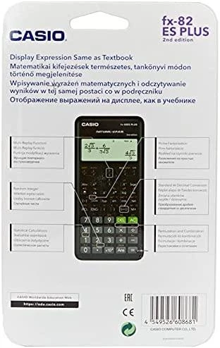 Mokslinis skaičiuotuvas CASIO FX-82ES PLUS II, 80 x 162 x 13.8 mm