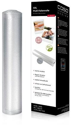 Caso profesionalios vakuumavimo plėvelės ritinys, 40 × 1000 cm, 1 vnt., 150 μm