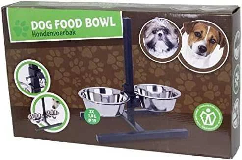 Dogs Collection Dubuo šunims plieninė 2x1,8 l 3 vnt.