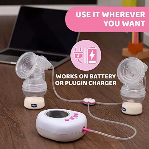 Pientraukio rinkinys elektrinis Chicco Double Electric Breast Pump