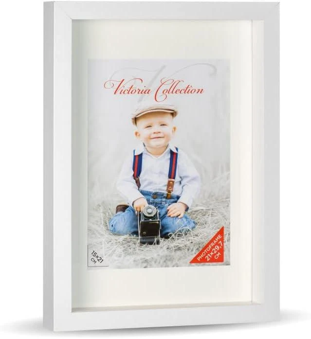 Victoria Collection Nuotraukų rėmelis 3D 21x29,7 baltas