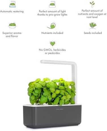 Išmanus namų sodas Click & Grow Smart Indoor Garden 3, pilkas
