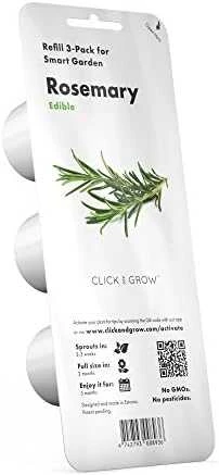Click and Grow 3 vnt. papildymas - rozmarinų sėklos