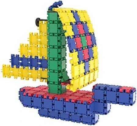 Clics toys Clics Nano Clics Didelis edukacinių konstruktorių rinkinys 25 modeliai, 750 dalių, vaikams nuo 3 metų, patvarus polipropilenas