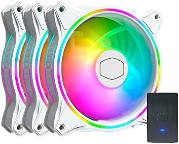 Cooler Master ventiliatorių komplektas su RGB apšvietimu