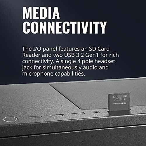 „Cooler Master“ | „Silencio S600“ su plienine šonine panele | Juodas | Mini ITX, Micro ATX, ATX