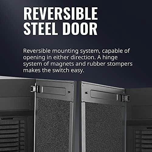 „Cooler Master“ | „Silencio S600“ su plienine šonine panele | Juodas | Mini ITX, Micro ATX, ATX