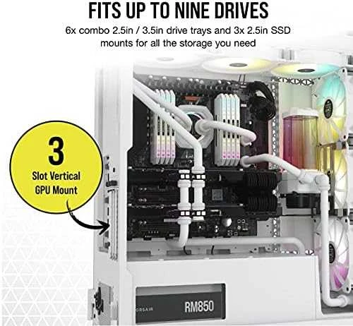 Corsair iCUE 7000X RGB grūdintas stiklas Baltas CC-9011227-WW
